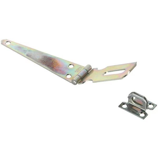 Zinc-Plated Aluminum/Steel 6 in. L Hinge Hasp, National Hardware, Mfr#: N129-668